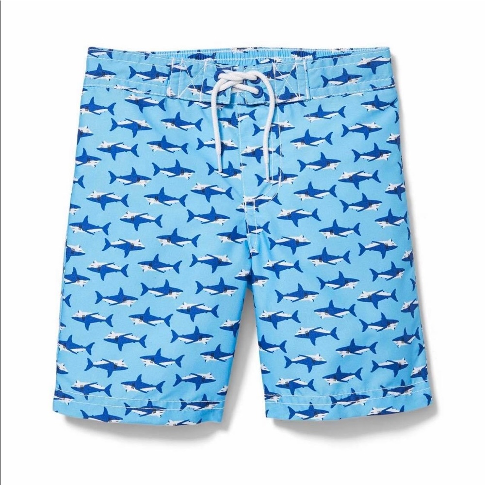 Janie and Jack Shark Print Board Short - NWT